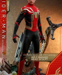 Hot Toys Movie Masterpiece 1/6 Scale Figure - Spider-Man (Integrated Suit) Deluxe Version - Spider-Man: No Way Home Pre-Orders