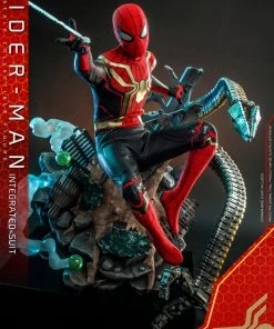 Pre-Orders Hot Toys Movie Masterpiece 1/6 Scale Figure - Spider-Man (Integrated Suit) - Spider-Man: No Way Home