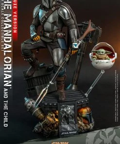 New Arrivals Hot Toys The Mandalorian™ And The Child / Grogu™ (Deluxe Version) - 1/4 Scale