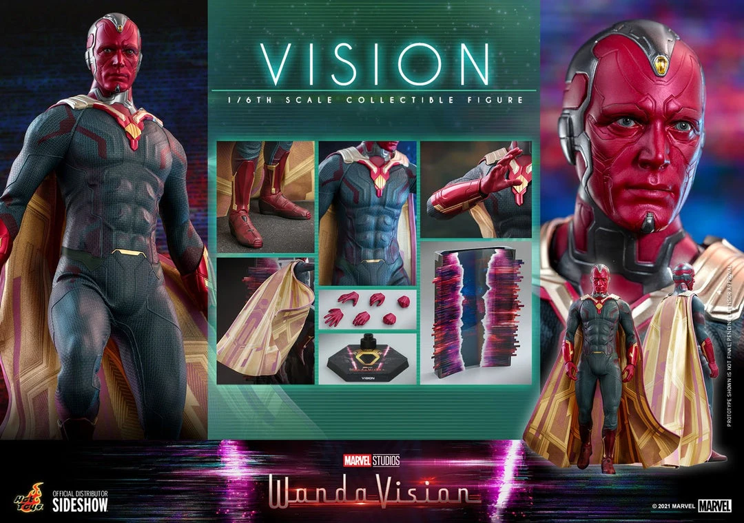 Pre-Orders Hot Toys TV Masterpiece 1/6 Scale Figure - Vision (WandaVision) 23 Pre-Orders Hot Toys TV Masterpiece 1/6 Scale Figure - Vision (WandaVision)