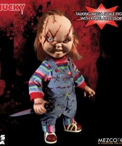 Mezco Toys Mezco Designer Series Mega Scale - Bride Of Chucky: Talking Scarred Chucky